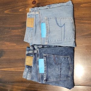 TWO PAIR of American Eagle jeans